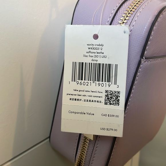 NWT Kate Spade Daisy Vanity Crossbody in Lilac Frost - Picture 15 of 15